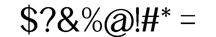 Grevotta Regular Font OTHER CHARS