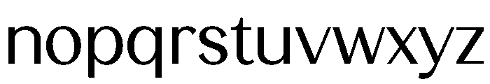 Grevotta Regular Font LOWERCASE