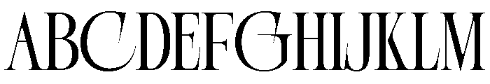 Grezia Regular Font UPPERCASE