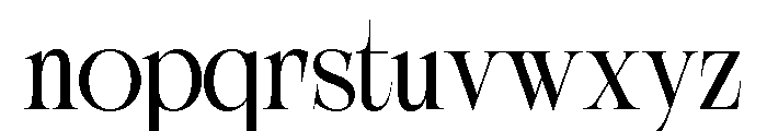 Grezia Regular Font LOWERCASE