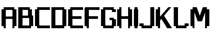 Grid Hunter Font UPPERCASE