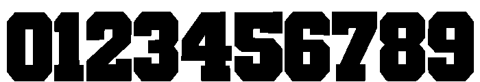 Gridiron Varsity Regular Font OTHER CHARS