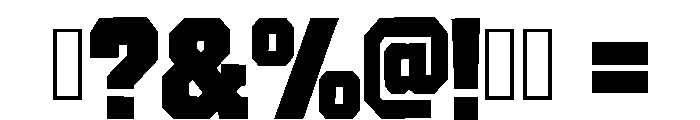 Gridiron Varsity Regular Font OTHER CHARS