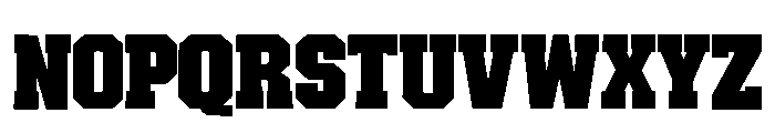 Gridiron Varsity Regular Font UPPERCASE
