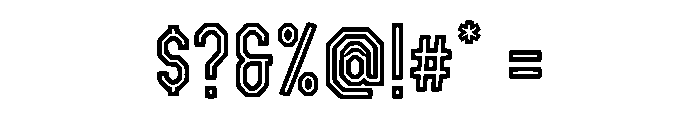 Gridora Font OTHER CHARS