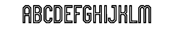 Gridora Font UPPERCASE
