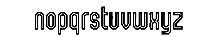 Gridora Font LOWERCASE