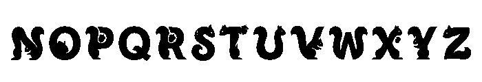 Grille Regular Font LOWERCASE