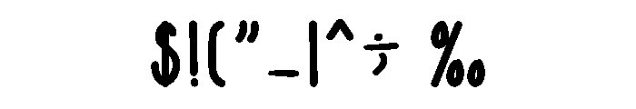 Grils Sister Font OTHER CHARS