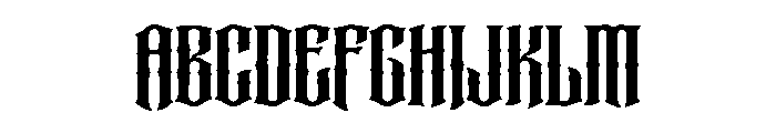 Grimbrand Font UPPERCASE