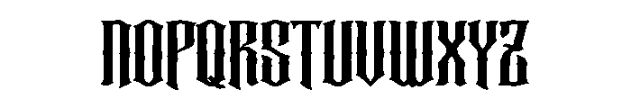 Grimbrand Font UPPERCASE