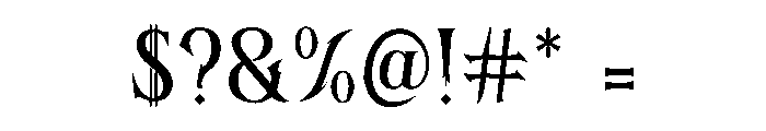 Grimersa Font OTHER CHARS