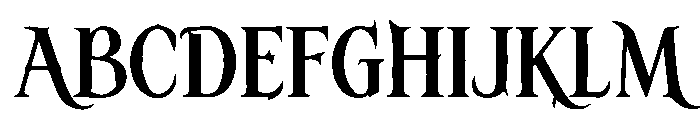 Grimersa Font UPPERCASE