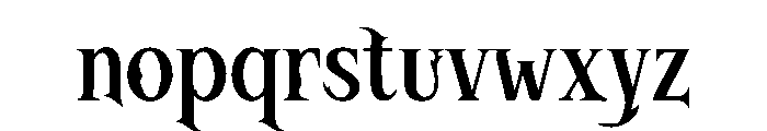 Grimersa Font LOWERCASE