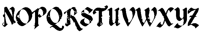 Grimger Font UPPERCASE