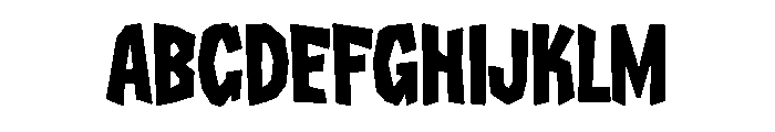 Grimlock Font UPPERCASE