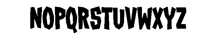 Grimlock Font UPPERCASE