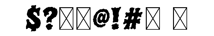 Grimps Font OTHER CHARS