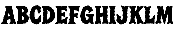 Grimps Font UPPERCASE