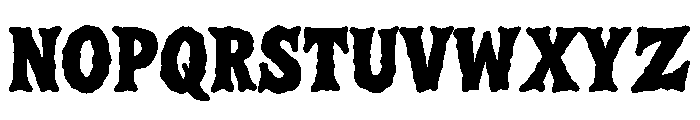 Grimps Font UPPERCASE