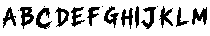 Grimstroke Regular Font UPPERCASE