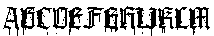 Grimvale Regular Font UPPERCASE