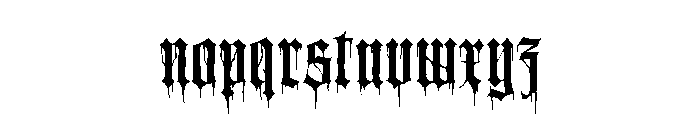 Grimvale Regular Font LOWERCASE
