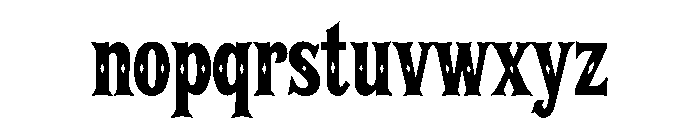 Grimvane Font LOWERCASE