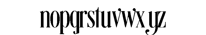Grimvayne Font LOWERCASE