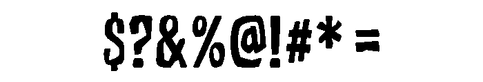 Grimzo Font OTHER CHARS