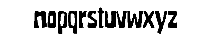 Grimzo Font LOWERCASE