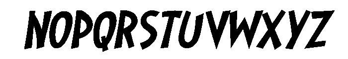 Grinch 4.0 Italic Font UPPERCASE