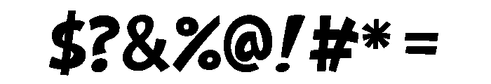 Grinch Bold Font OTHER CHARS
