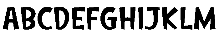 Grinch Heart Font UPPERCASE