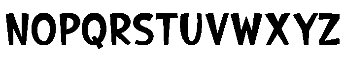 Grinch Heart Font UPPERCASE