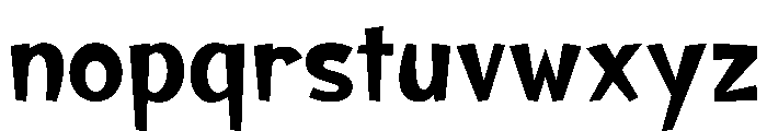 Grinch Heart Font LOWERCASE