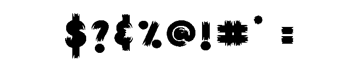 Grinch House Font OTHER CHARS