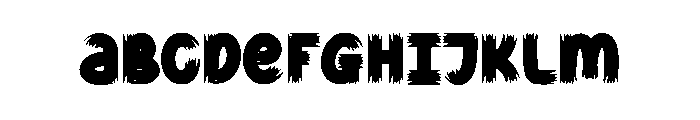 Grinch House Font UPPERCASE