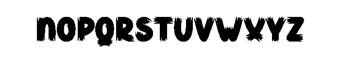 Grinch House Font UPPERCASE