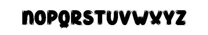 Grinch House Font LOWERCASE