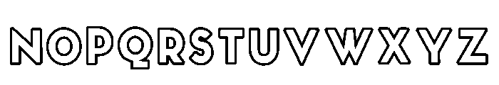 Grinch Outline Regular Font UPPERCASE