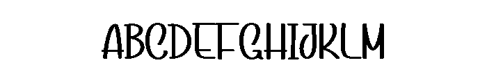 Grinch Outline Font UPPERCASE