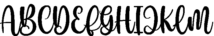 Grinch Script Font UPPERCASE