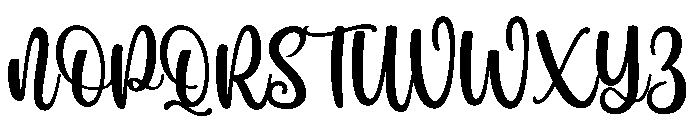 Grinch Script Font UPPERCASE