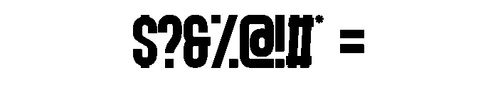 Grinch Squad Regular Font OTHER CHARS