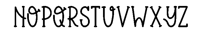 Grinch Sticker Regular Font LOWERCASE