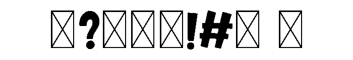Grinched Snubnose Font OTHER CHARS