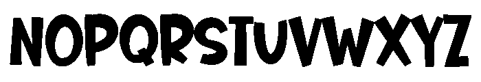 Grinched Snubnose Font UPPERCASE