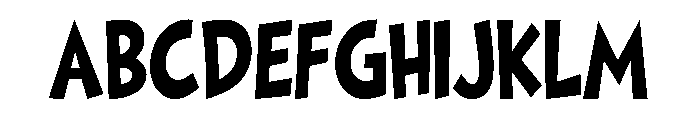 Grinched Font UPPERCASE