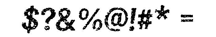 Grindmark Font OTHER CHARS